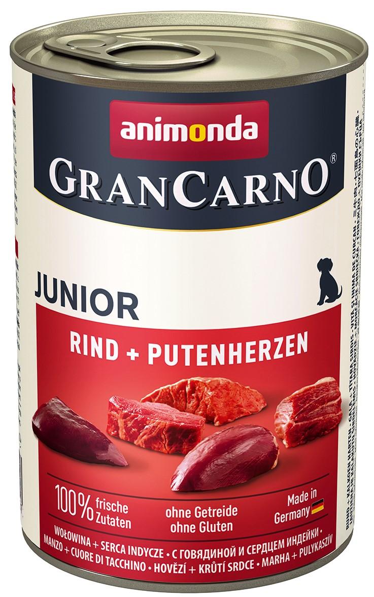 Animonda GranCarno Junior Beef+Turkey hearts