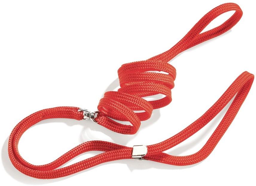 Camon Flat Dog Show Nylon Leash with Clamp