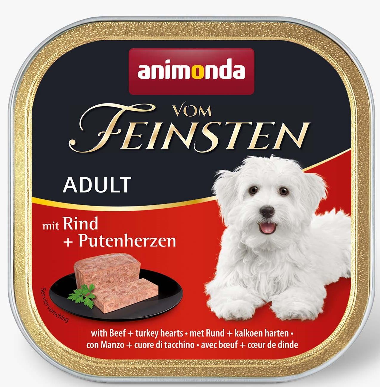 Animonda Vom Feinsten Adult Beef+turkey hearts 