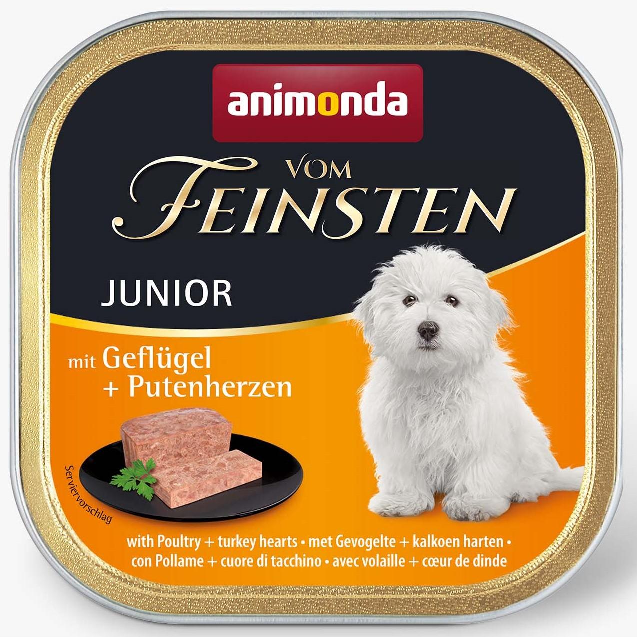 Animonda Vom Feinsten Junior Poultry+turkey hearts 