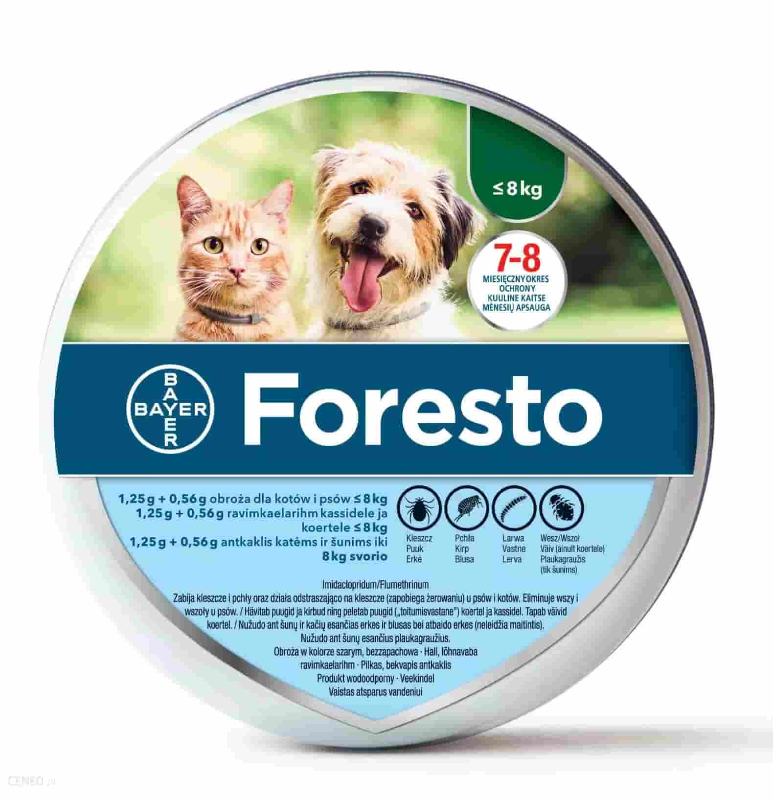 Bayer Foresto Dog&Cat < 8 кг