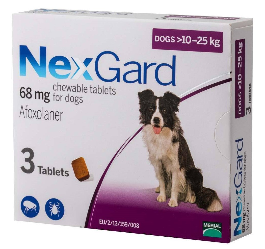 Merial NexGard Dog 10 - 25 кг.