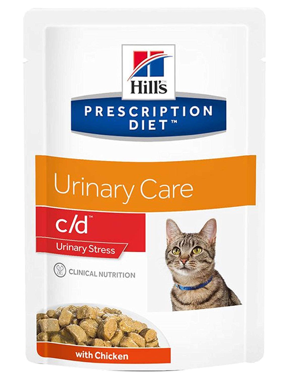 Hill's Prescription Diet Cat Pouch c/d Urinary Stress Chicken