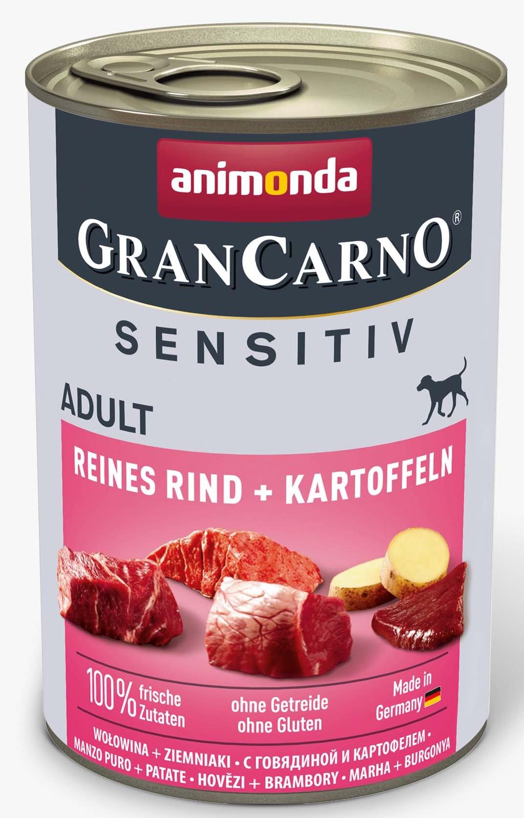 Animonda GranCarno Sensitiv Adult Pure Beef+potatoes