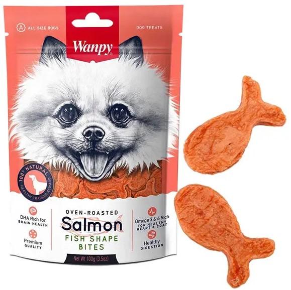 Wanpy Salmon Fish Shape Bites