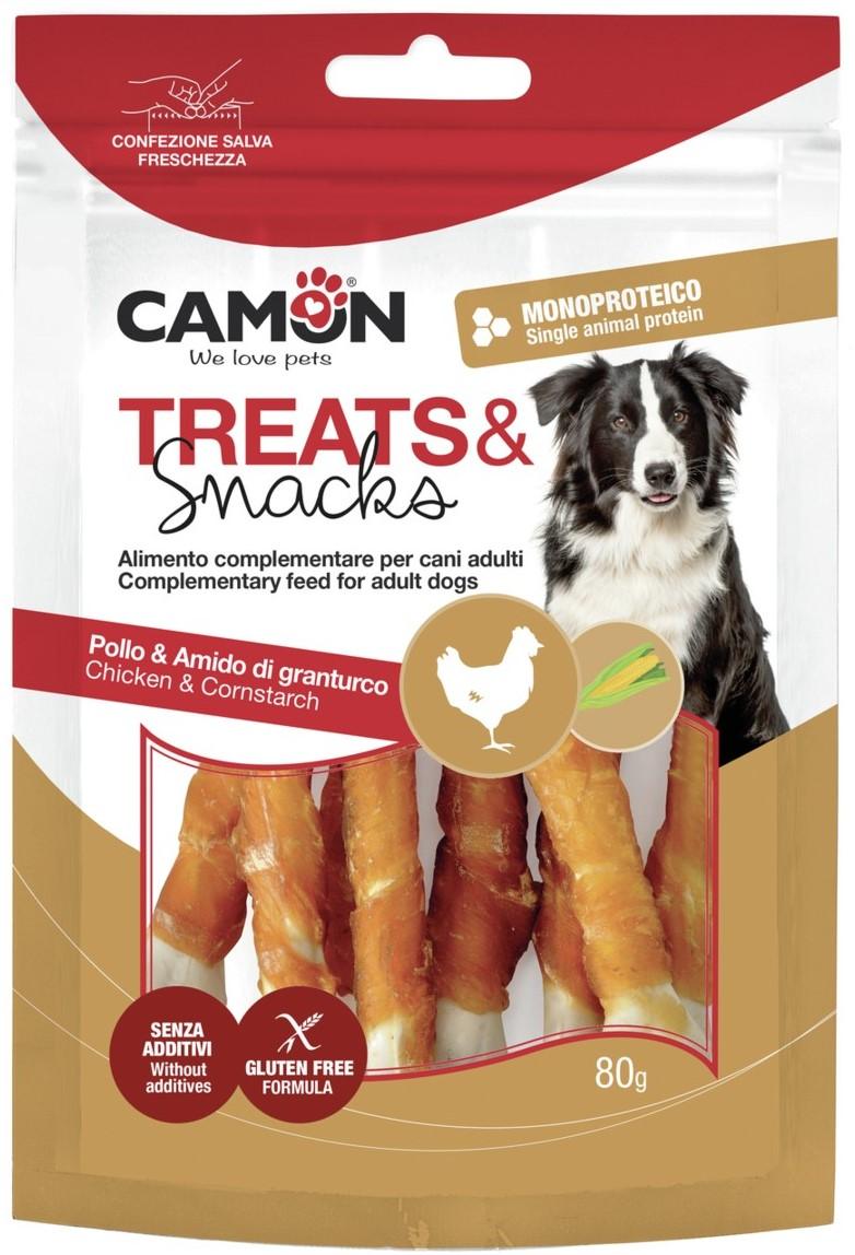 Camon Dog Treats&Snaks Cornstarch Bones with Chicken