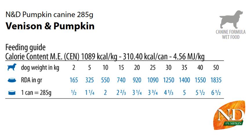 N&D Adult Dog Venison&Pumpkin 