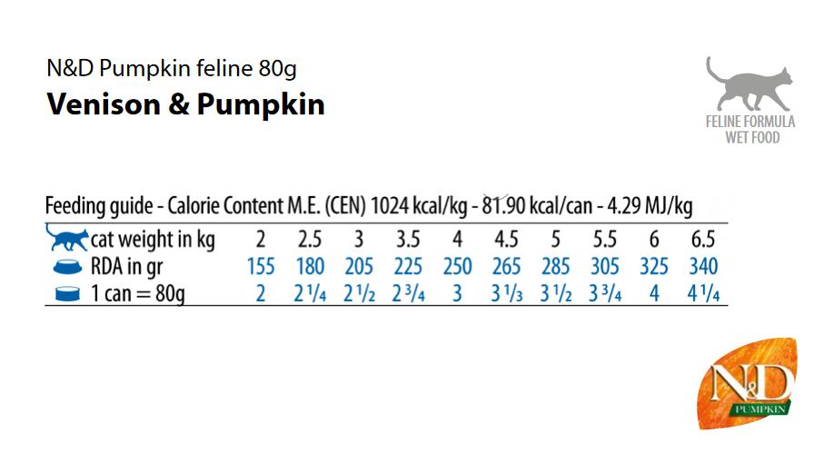 N&D Adult Cat Venison&Pumpkin