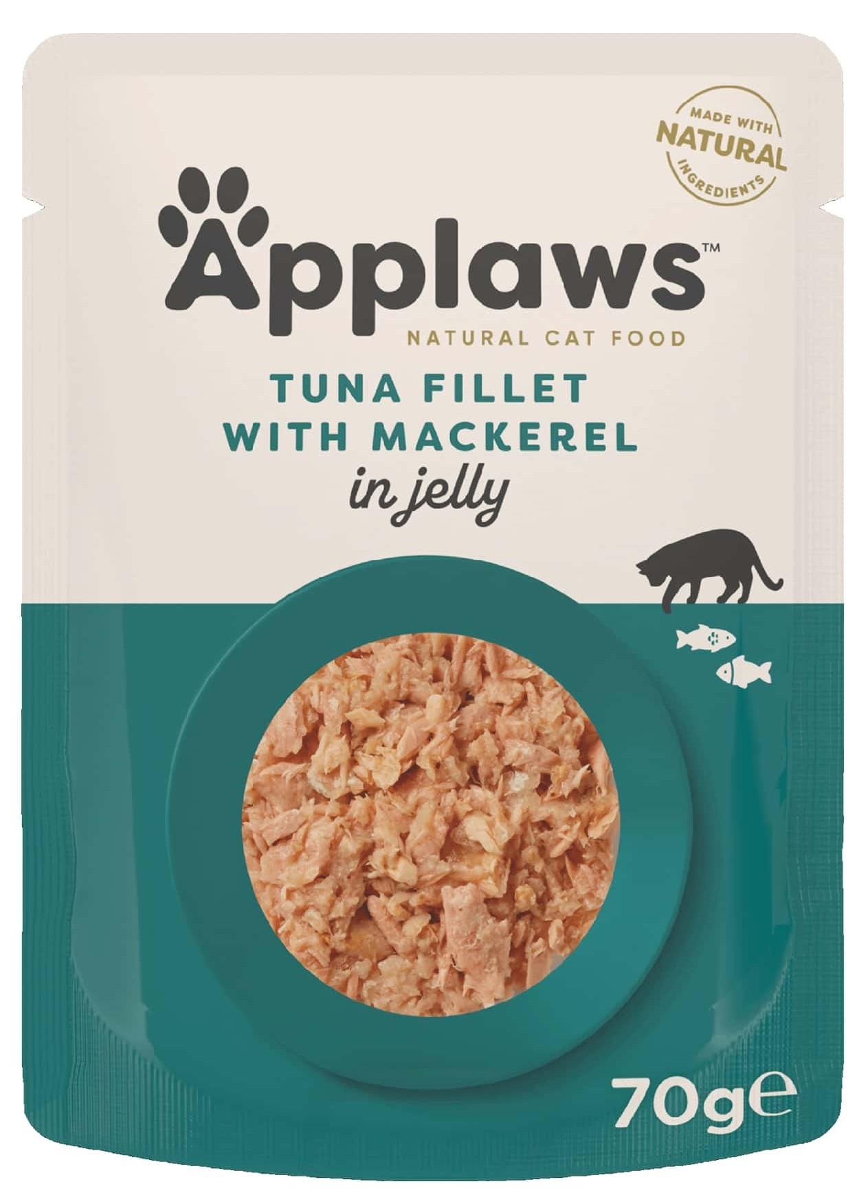 Applaws Cat Tuna Fillet with Mackerel in Jelly 