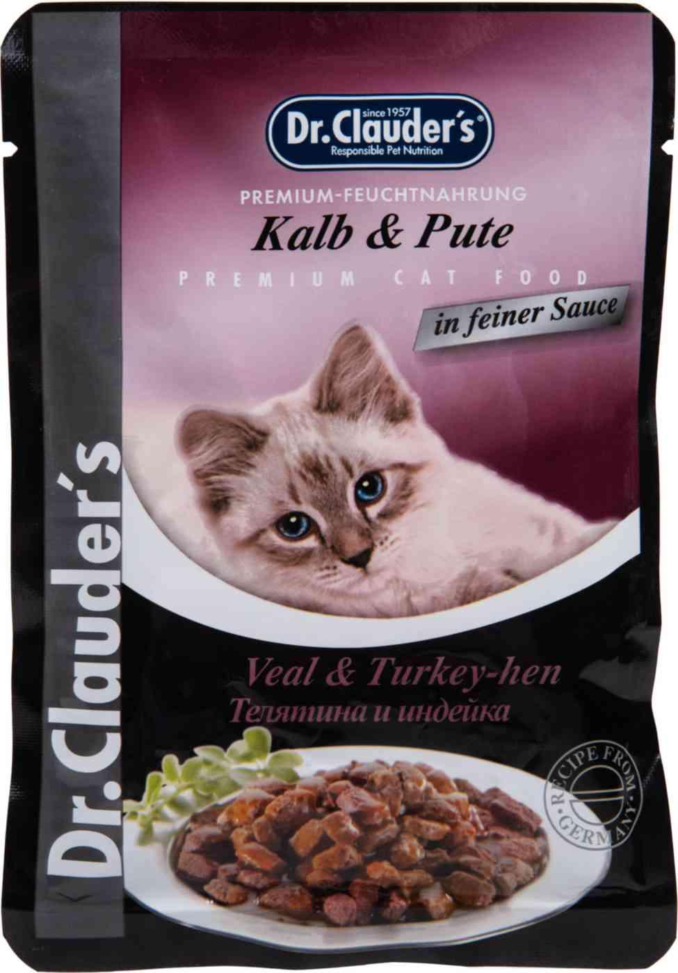 Dr.Clauder Cat Premium Veal&Turkey