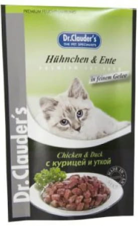 Dr.Clauder Cat Premium Pouches Chicken and Duck