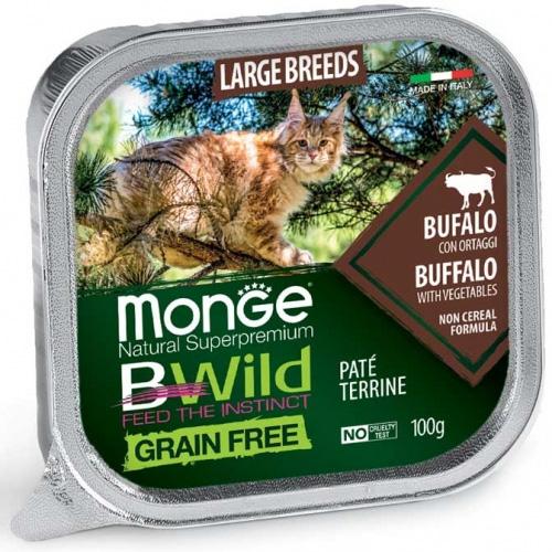 Monge BWild GRAIN FREE Large Breeds Buffalo with vegetables