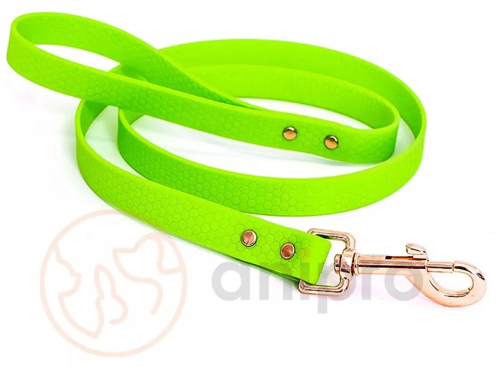 Anipro Hexagon Dog Leash Neon Green Tape