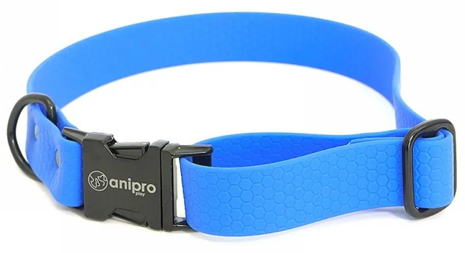 Anipro Hexagon Dog Collar Light Blue