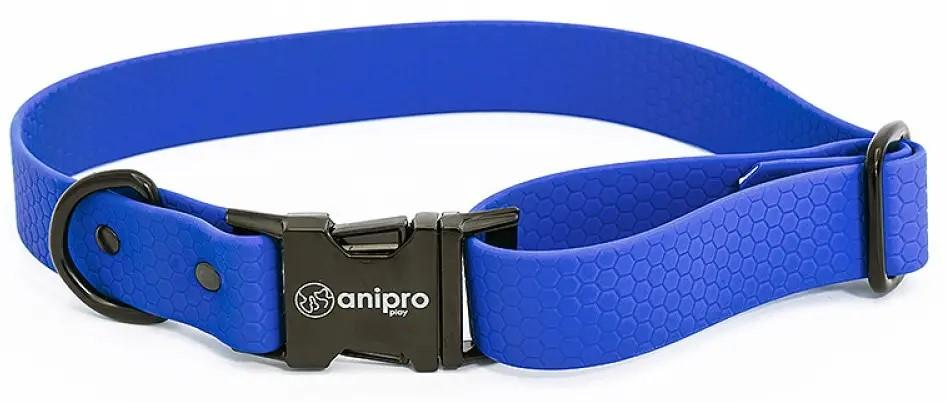 Anipro Hexagon Dog Collar Blue