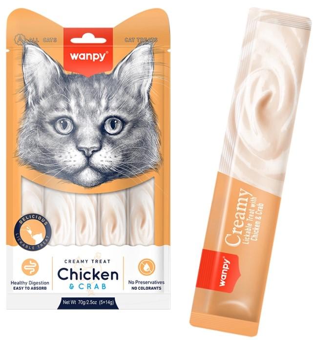 Wanpy Cat Creamy Chicken&Crab