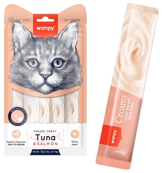 Wanpy Cat Creamy Tuna&Salmon