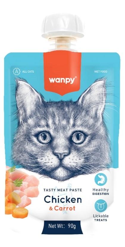 Wanpy Cat Tasty Chicken&Carrot