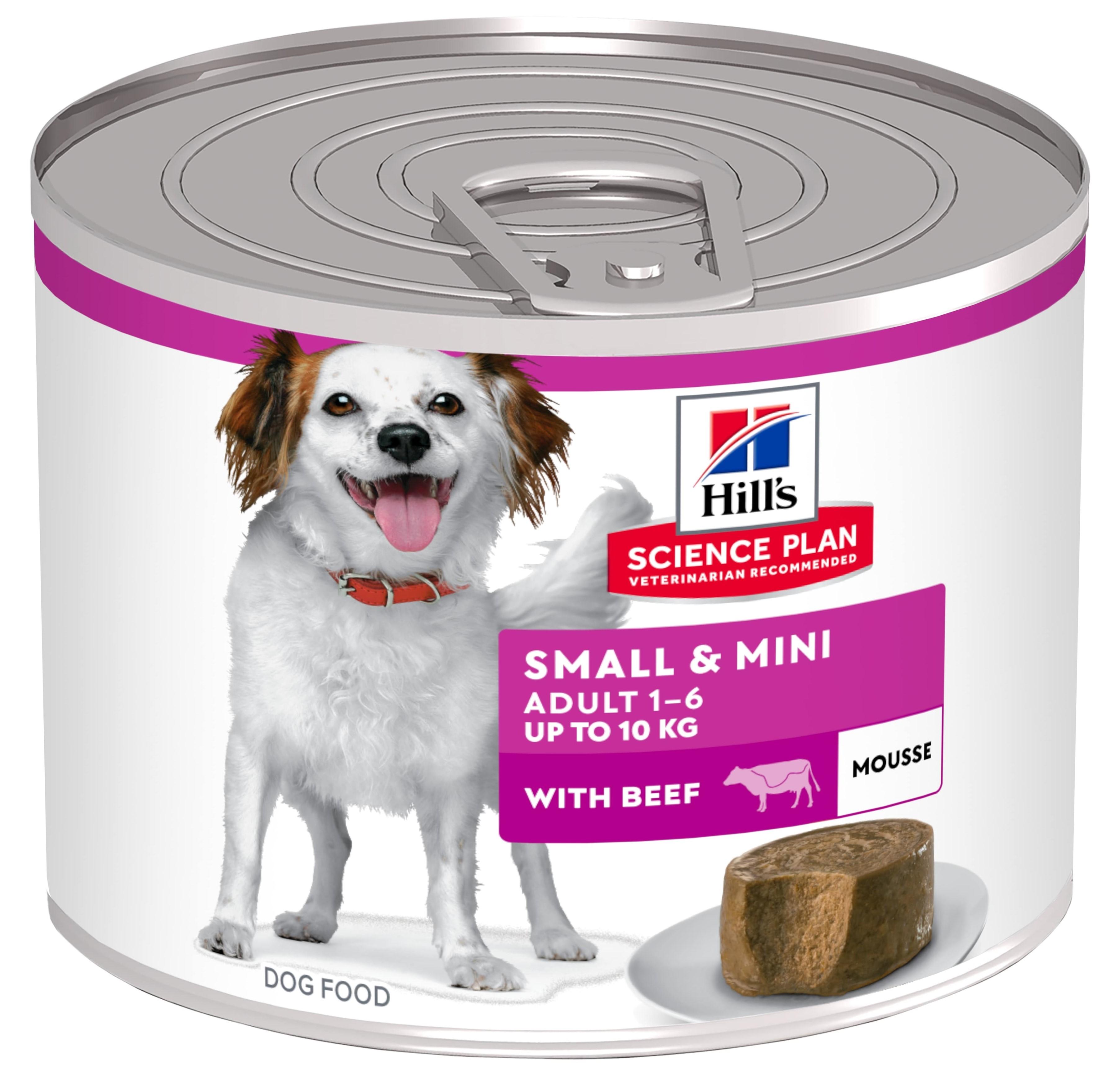 Hills Science Plan Dog Adult Small&Mini Mousse Beef