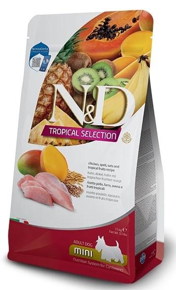 N&D Tropical Selection Dog Adult MINI Chicken and Tropical fruits