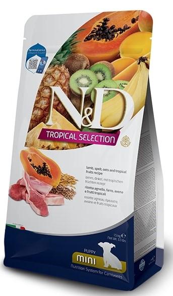 N&D Tropical Selection Puppy Mini Lamb and Tropical fruits