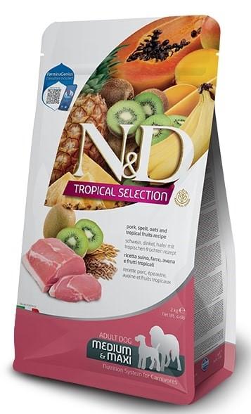 N&D Tropical Selection Dog Adult Medium&Maxi Pork and Tropical fruits