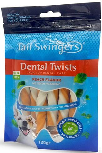 Pet Interest Dental Twists Peach