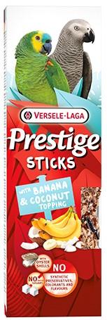 Versele-Laga Prestige Sticks Parrots Banana&Coconut topping