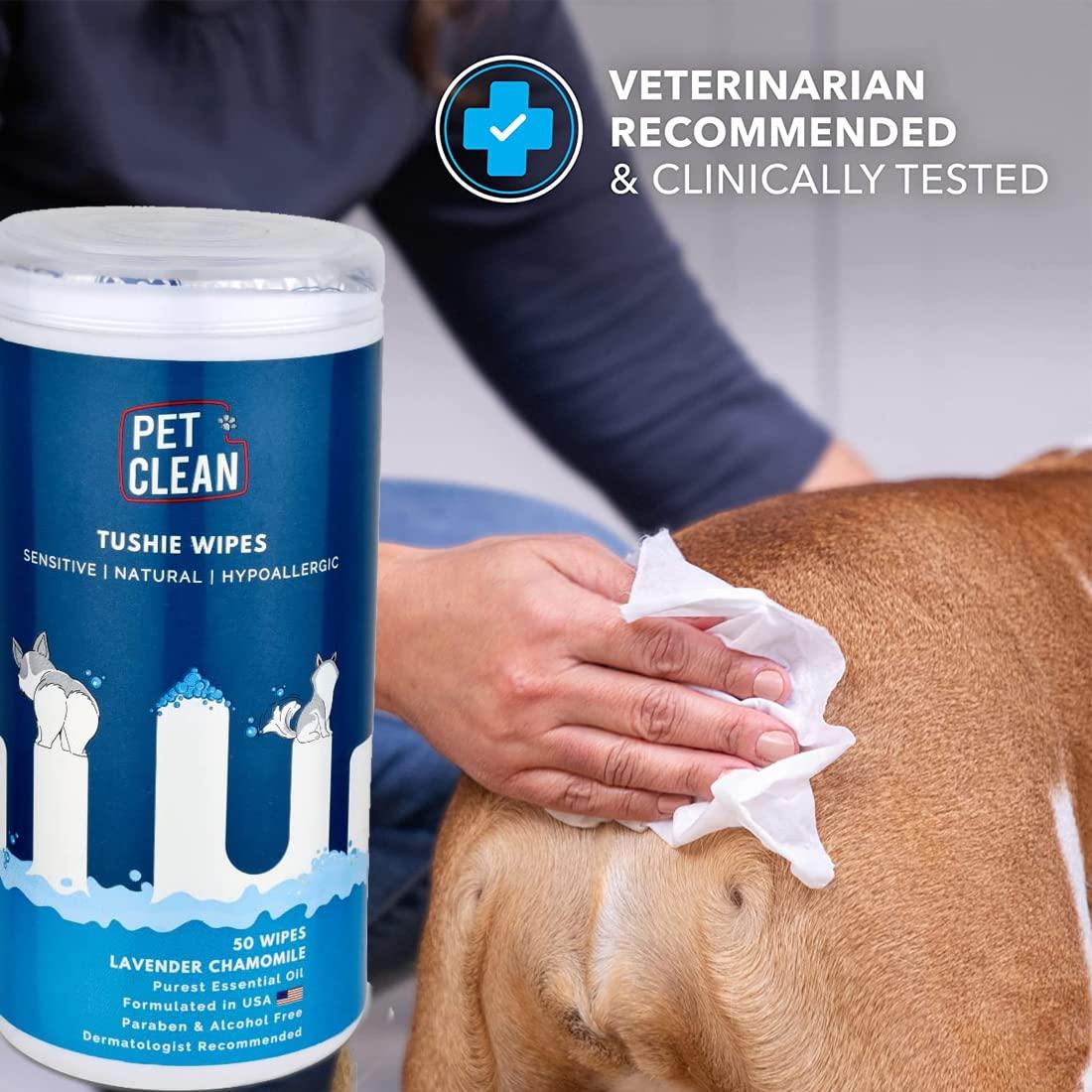 PET Clean Tushie Wipes for Dogs&Cats