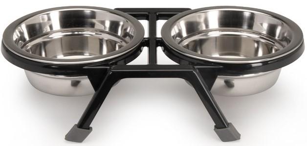 Camon Steel bowls with stand