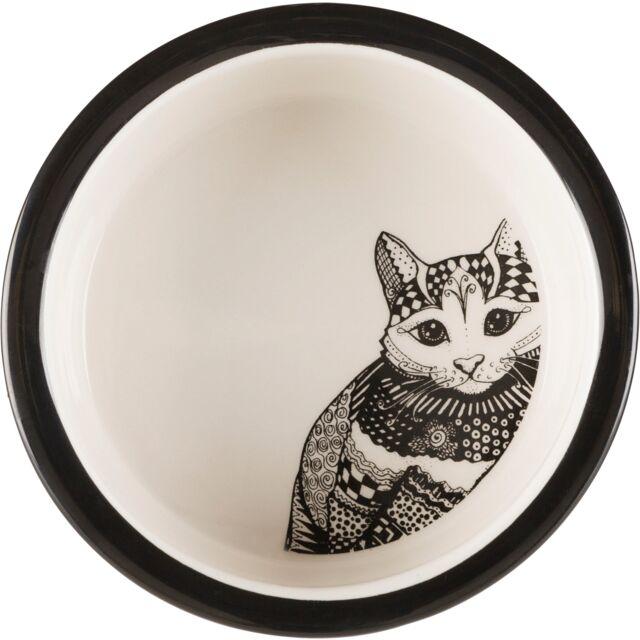 Trixie Ceramic Bowl Zen Tangle Cat