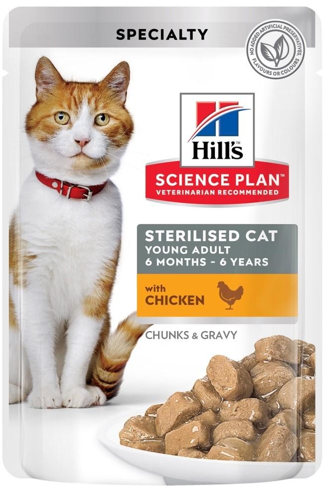 Hill's Feline Adult Sterilized Chicken Start Kit