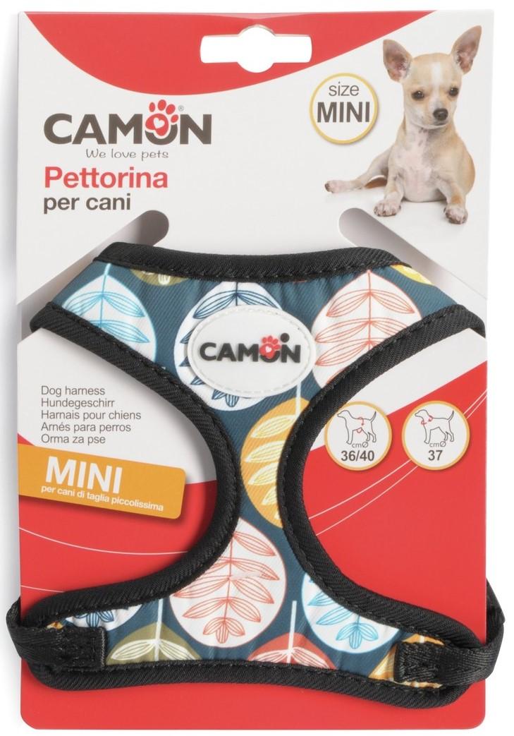 Camon Dog Harness with Leash Leaves