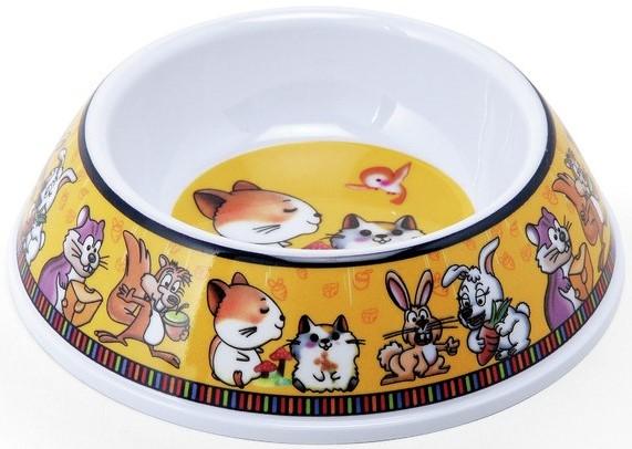 Camon Small Animal Melamine Bowl Yellow