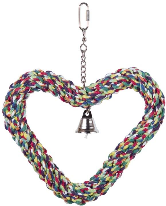 Nobby Flexible Cotton Heart with Bell 