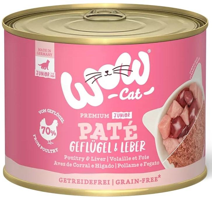 WOW Cat Junior Paté Poultry&Liver