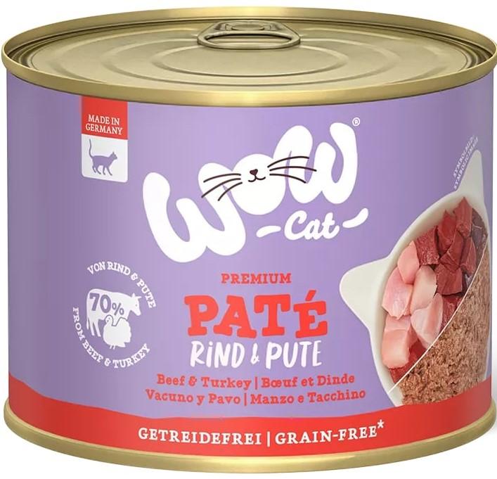 WOW Cat Adult Paté Beef&Turkey